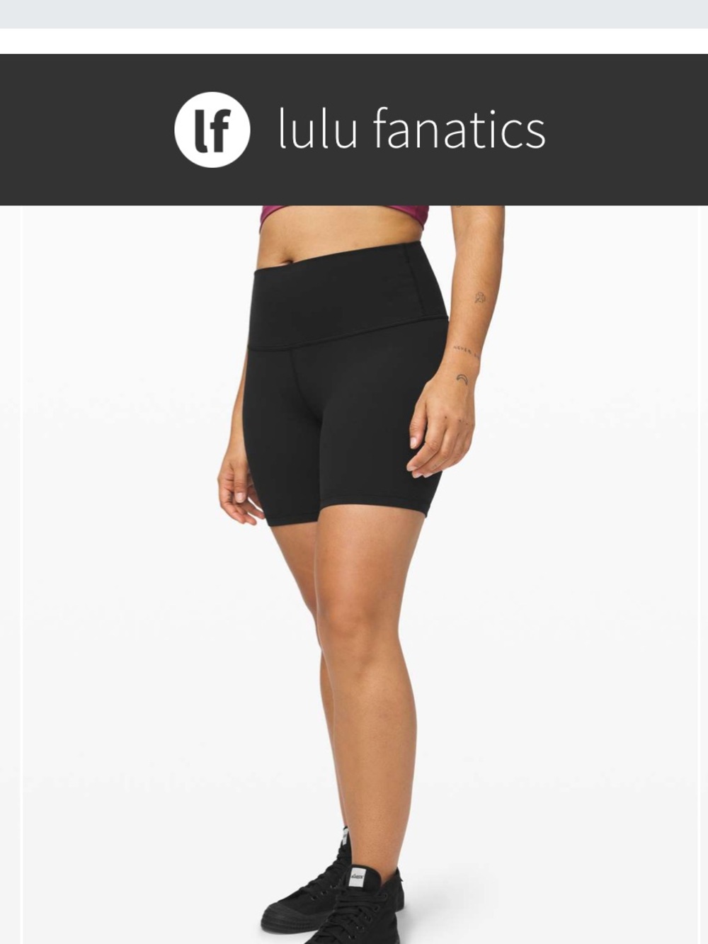 Lululemon Align Short 6" Sz 6 Black Second Release Nulu Luxe 6098